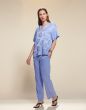 Essenza Lily Charley Lavender blue Top short sleeve M