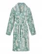 ESSENZA Maribel Surf green Bathrobe XL