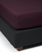 Essenza Minte Burgundy Fitted sheet 90 x 200