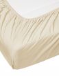 Essenza Minte Oatmeal Fitted sheet 140 x 200