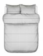 Marc O'Polo Suvie Grey mist Duvet cover 260 x 220