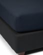 ESSENZA The Perfect Organic Jersey Nightblue Topper fitted sheet 90-100 x 200-220 cm