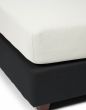 ESSENZA The Perfect Organic Jersey Oyster Topper fitted sheet 90-100 x 200-220 cm