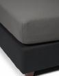ESSENZA The Perfect Organic Jersey Steel grey Topper fitted sheet 180-200 x 200-220 cm