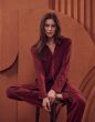 Essenza Valentina Uni Burgundy Nightdress long sleeve XS