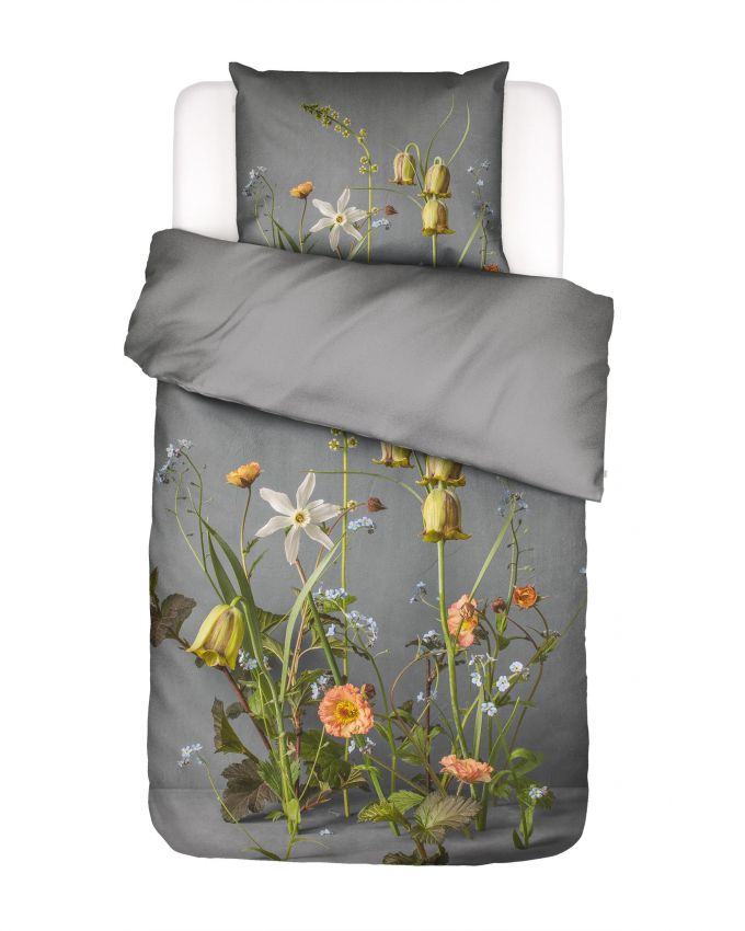 ESSENZA Ficaria Grey Duvet cover 140 x 200 cm
