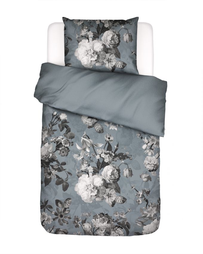 Essenza Floor Global grey Duvet cover 140 x 200