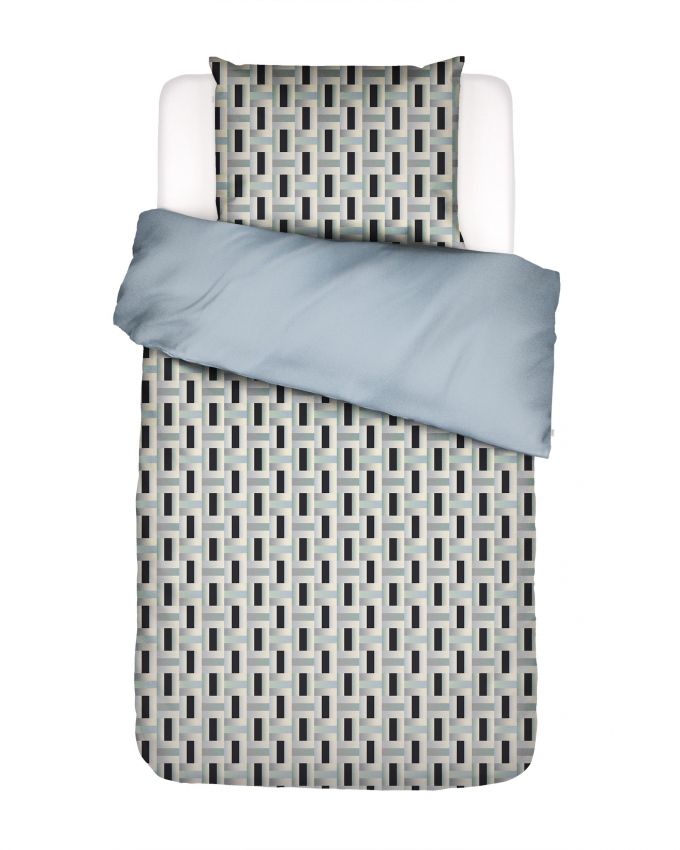 ESSENZA Ilori Pearl grey Duvet cover 155 x 220 cm