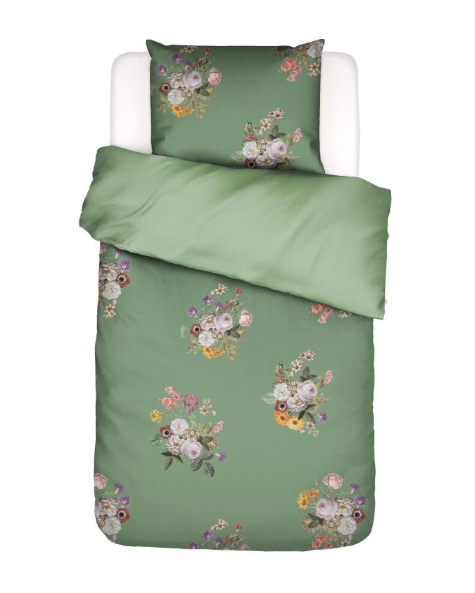 ESSENZA Laurine Shale green Duvet cover 140 x 200 cm