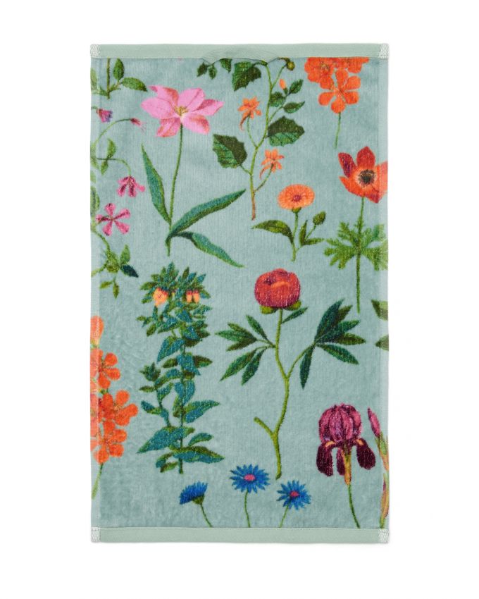 ESSENZA Marigold Surf green Guest towel 30 x 50 cm