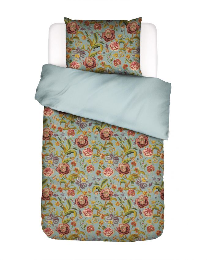 ESSENZA Roselina Surf green Duvet cover 155 x 220 cm