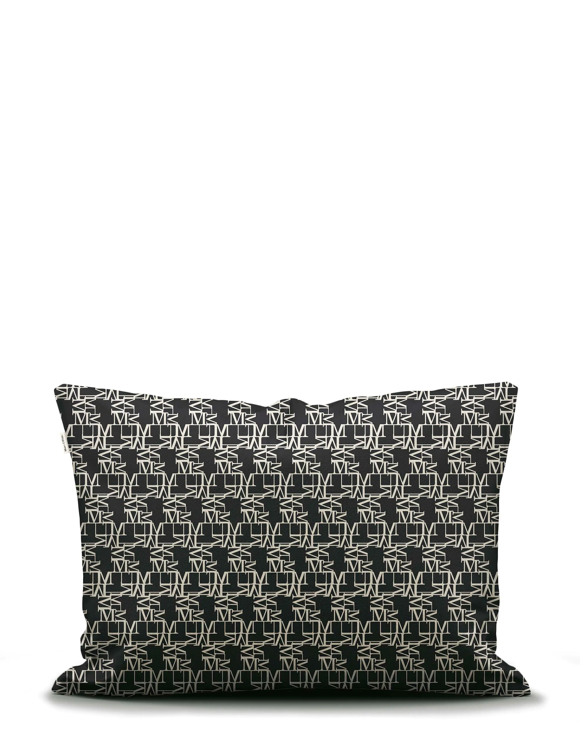 Black and white monogram pillow online