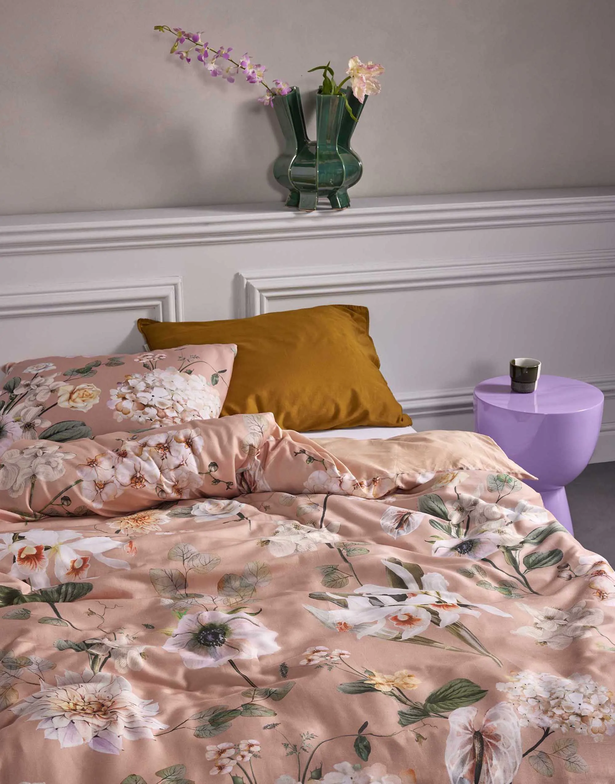 ESSENZA Noe Dusty pink Duvet cover 140 x 200 cm