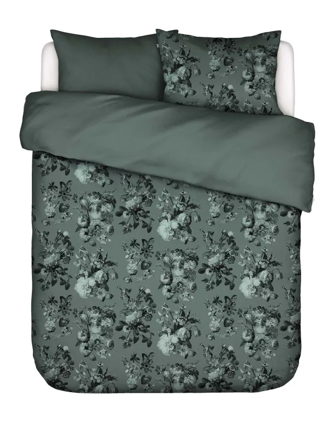 ESSENZA Florice Balsam green Duvet cover 200 x 220 cm