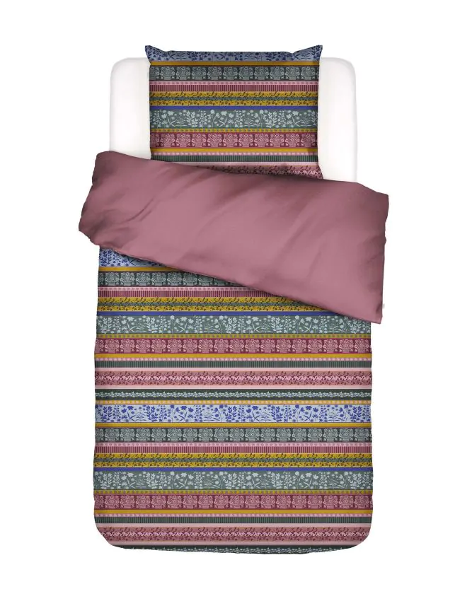 ESSENZA Lita Mauve Duvet cover 140 x 200 cm