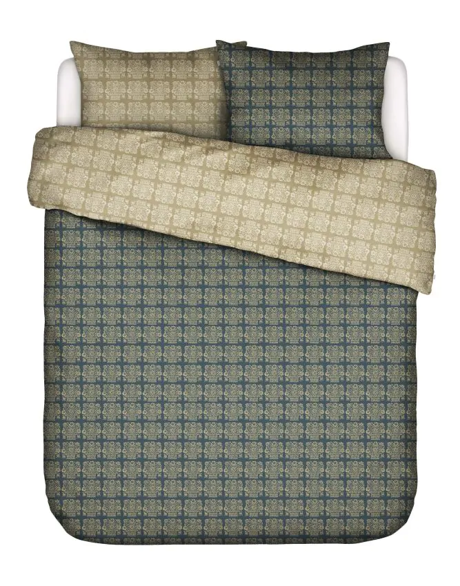 ESSENZA Luz Slate grey Duvet cover 200 x 200 cm