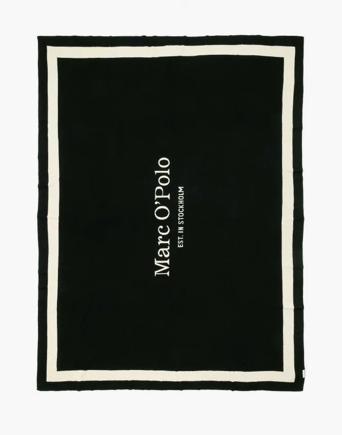 Marc O'Polo Statement Black Plaid 150 x 200 cm