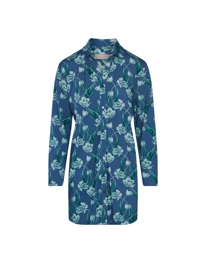 ESSENZA Valentina Maxime Bijou blue Nightdress long sleeve S