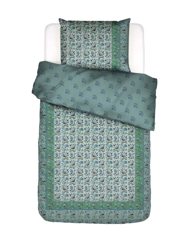 ESSENZA Valeria Subtle green Duvet cover 140 x 220 cm
