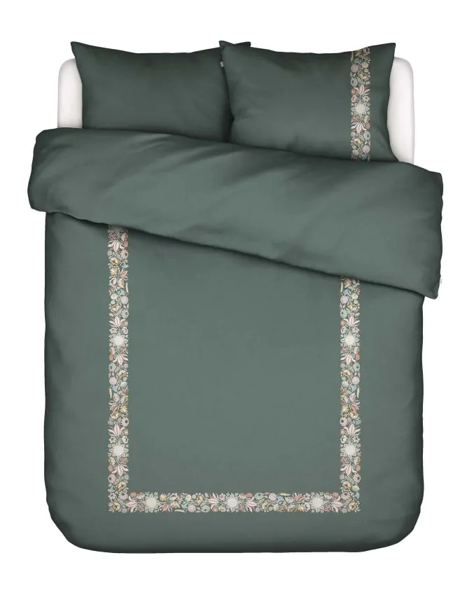 ESSENZA Veroniq Balsam green Duvet cover 260 x 220 cm