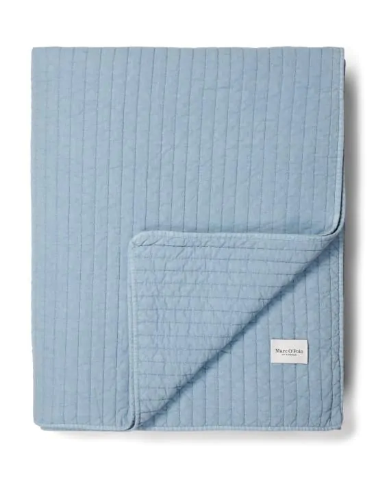 Marc O'Polo Bodine Powder blue Plaid 220 x 265 cm