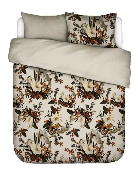 ESSENZA Daffodils Reunited Beachwood white Duvet cover 260 x 220 cm