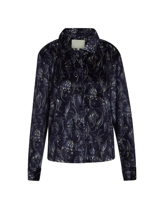 ESSENZA Demi Issadore darkest blue Pyjama top long sleeve L