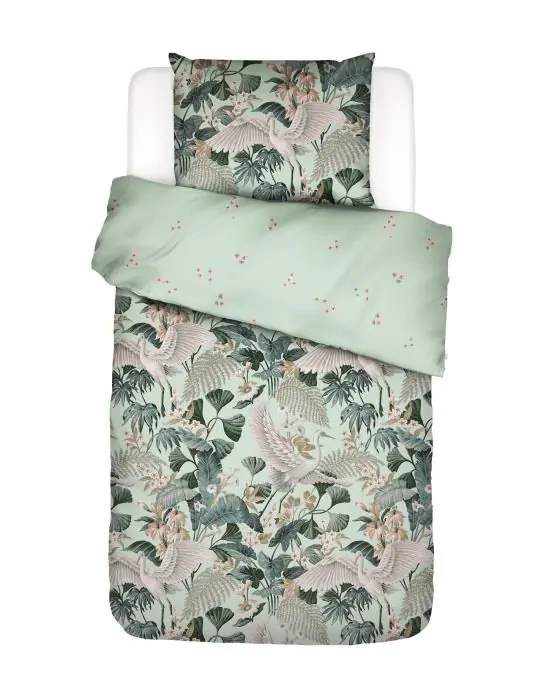 ESSENZA Diem Green Duvet cover 155 x 220