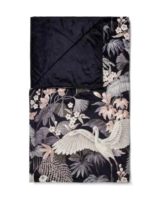 ESSENZA Diem Blue Quilt 240 x 100
