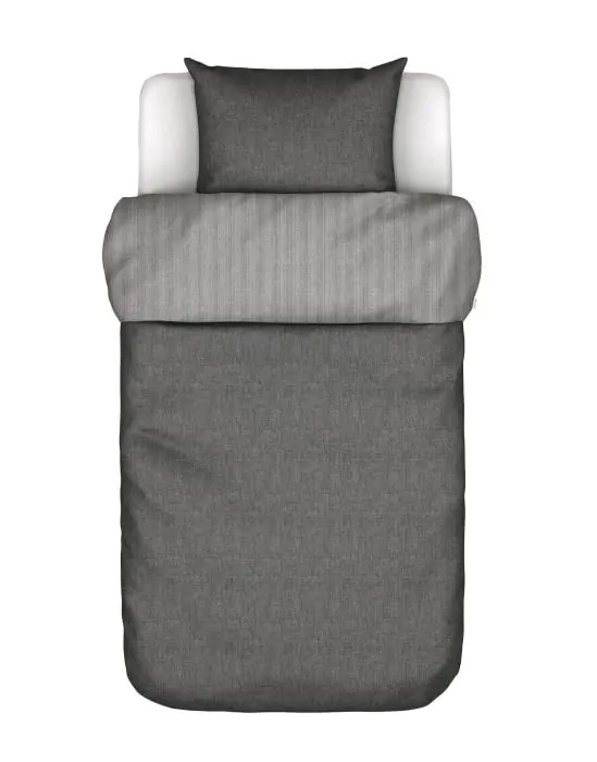 Marc O'Polo Eilif Flannel Obsidian Grey Duvet cover 140 x 200 cm