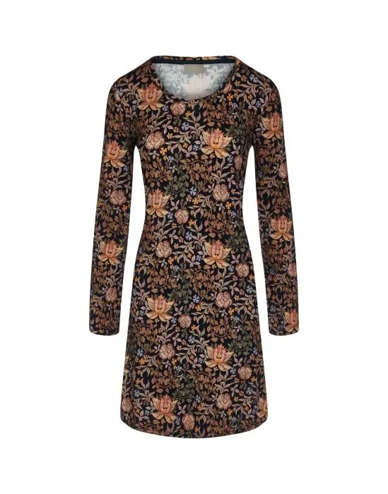 ESSENZA Elm Ophelia Blauw Nightdress long sleeve XXL