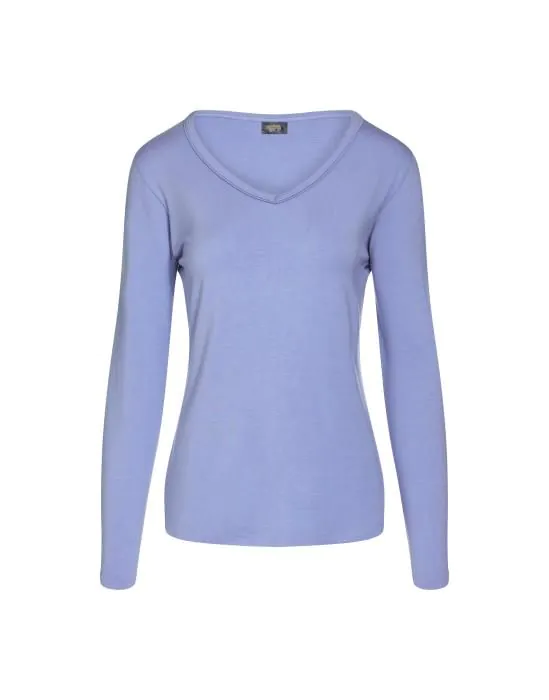 ESSENZA Eva uni Paars Top Long Sleeve L