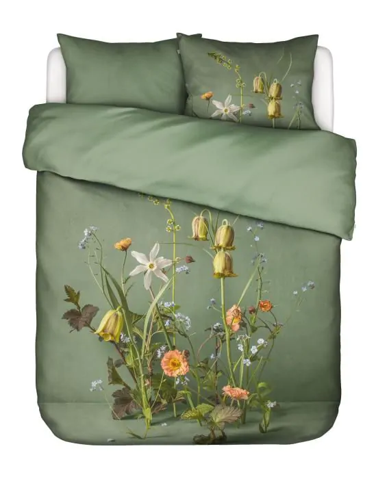 ESSENZA Ficaria Greenish Duvet cover 200 x 200 cm