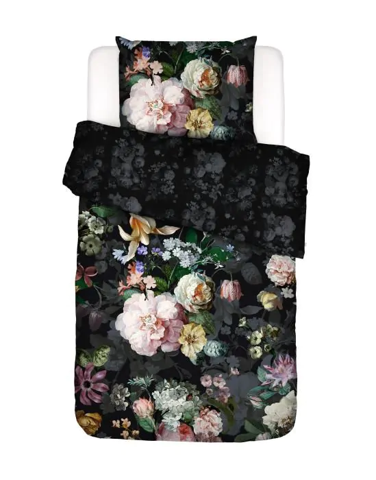 ESSENZA Fleur Festive Zwart Duvet cover 135 x 200