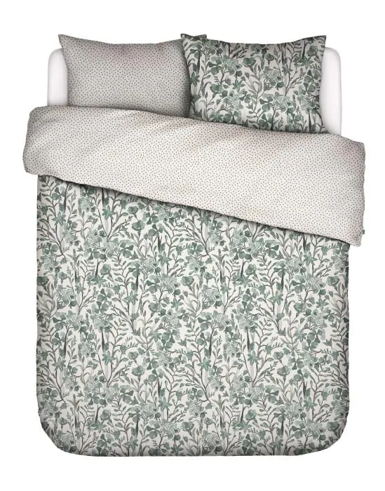 Covers & co Floral fiesta Green Duvet cover 200 x 220