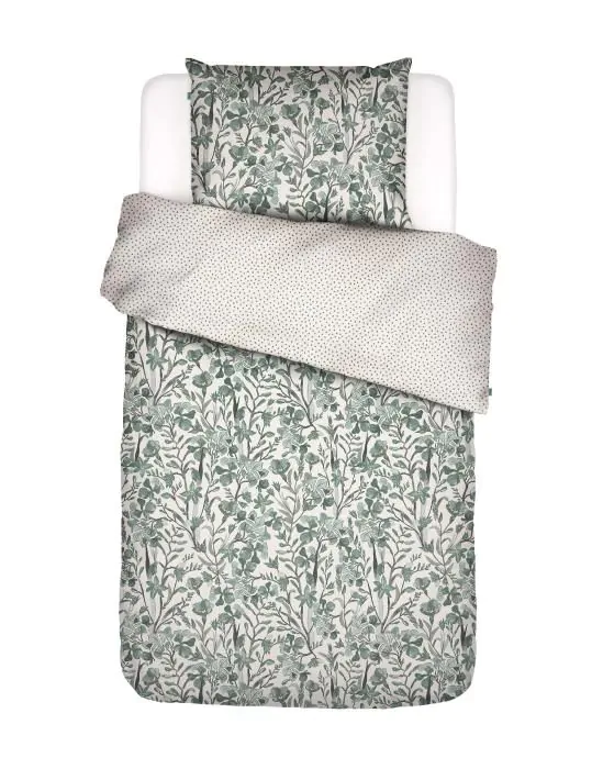 Covers & co Floral fiesta Green Duvet cover 135 x 200