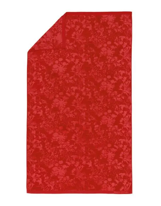 Marc O'Polo Honalu Red Beach towel 100 x 180