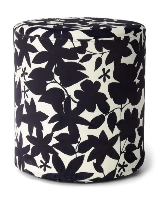 ESSENZA Imara Anthracite Pouf 40 cm