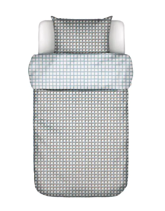 Marc O'Polo Karie Powder blue Duvet cover 140 x 220 cm