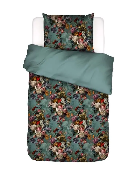 ESSENZA Karli reef green Duvet cover 155 x 220 cm