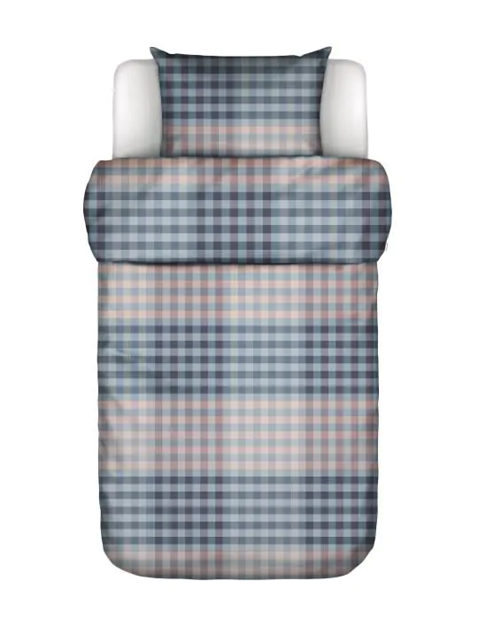Marc O'Polo Klaudi Powder blue Duvet cover 140 x 200 cm