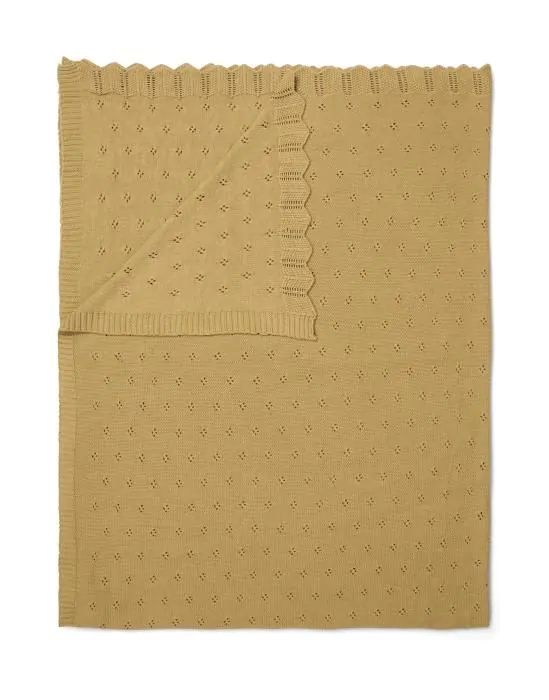 ESSENZA Knitted Ajour Yellow Plaid 130 x 170