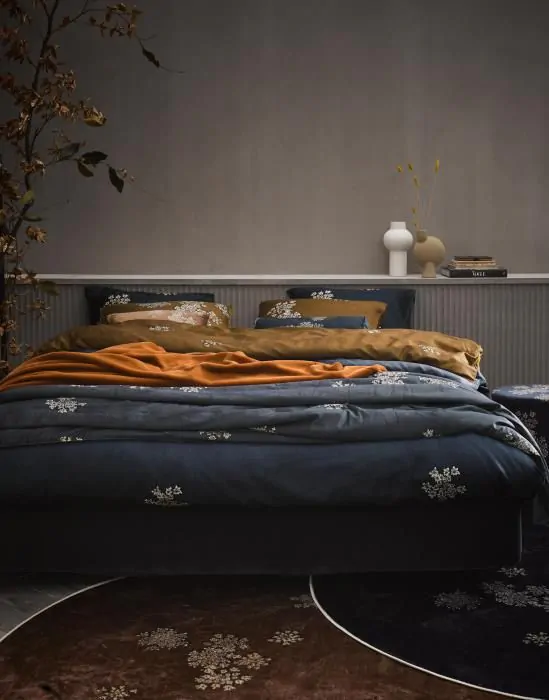 Essenza Lauren Indigo blue Duvet cover 260 x 240