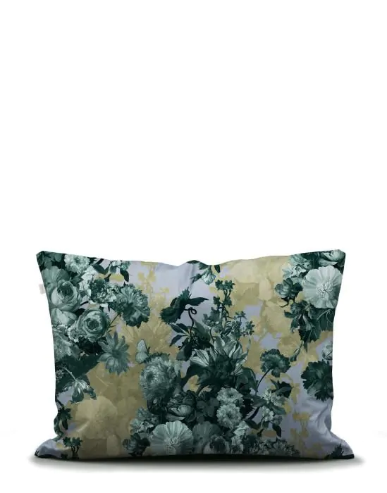ESSENZA Leila chambray blue Pillowcase 60 x 70 cm
