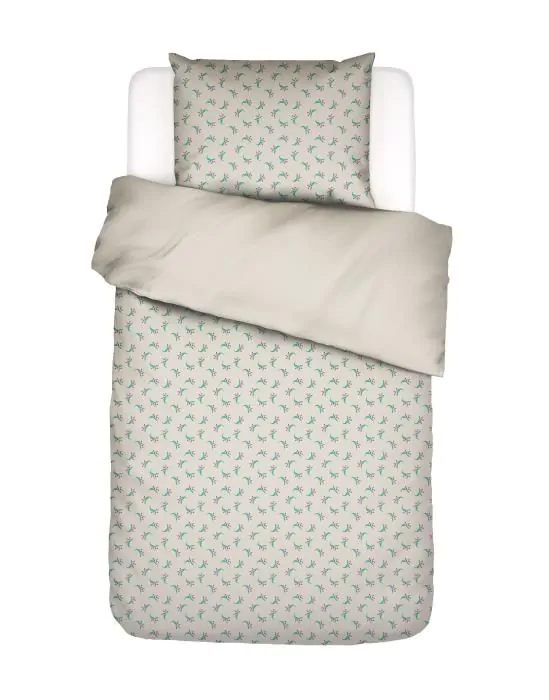 ESSENZA & CO Lily melody Tofu taupe Duvet cover 140 x 200 cm