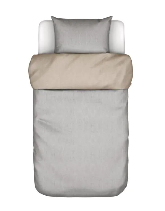 Marc O'Polo Malthe Light grey Duvet cover 155 x 220 cm