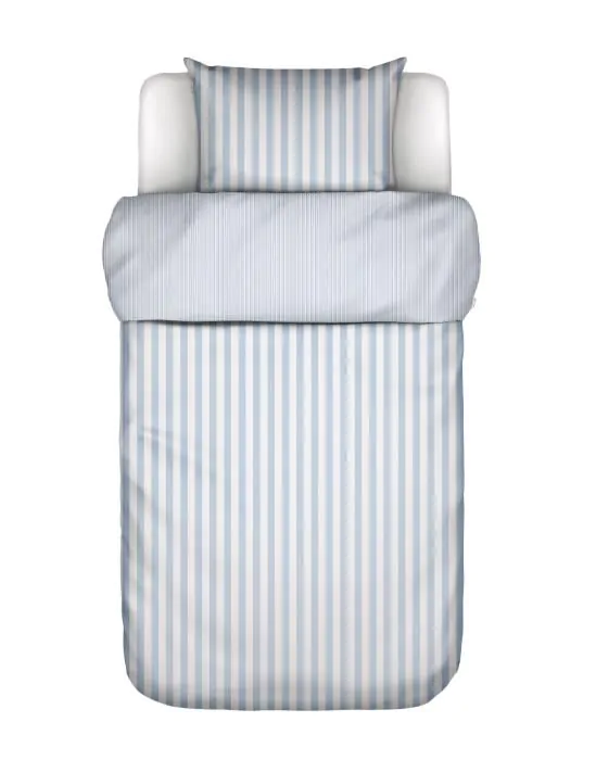 Marc O'Polo Mikkeli Powder blue Duvet cover 140 x 200 cm