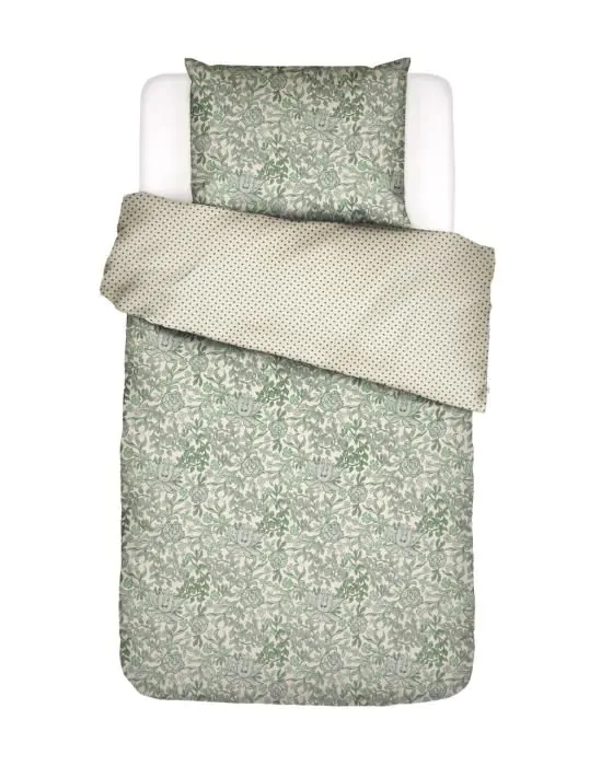 ESSENZA Ophelia Greenish Duvet cover 135 x 200 cm