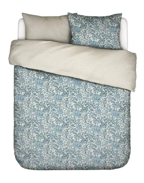 ESSENZA Ophelia Smoke blue Duvet cover 260 x 220 cm