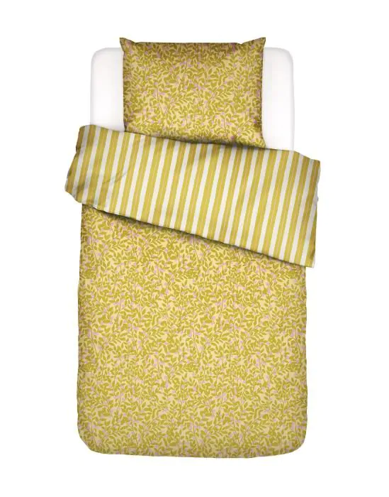 ESSENZA & CO Petite berry lemon yellow Duvet cover 135 x 200 cm